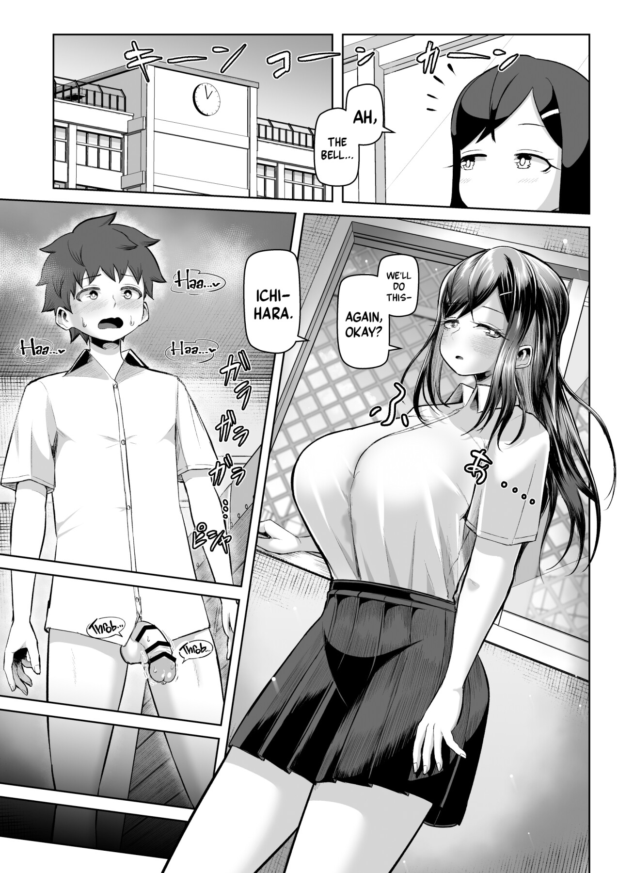 Hentai Manga Comic-My Classmate Who Gives Me Titjobs For Some Reason-Read-14